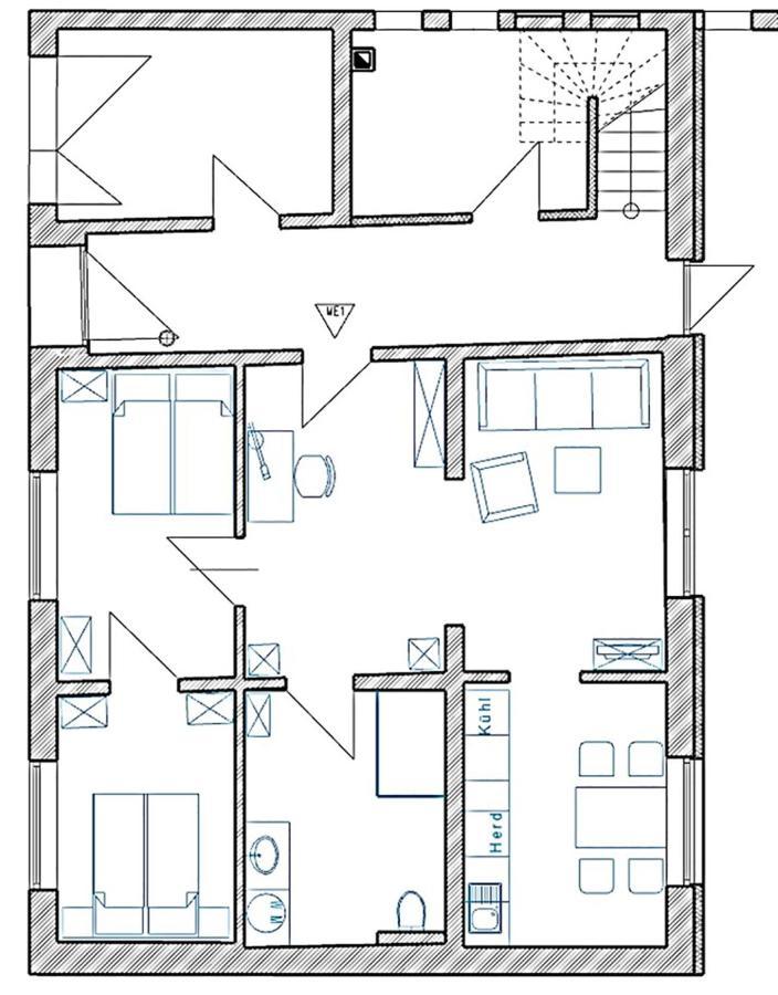 Apartment Stilvolle, Zentrale Bocksbruecke Mit Parkplatz *